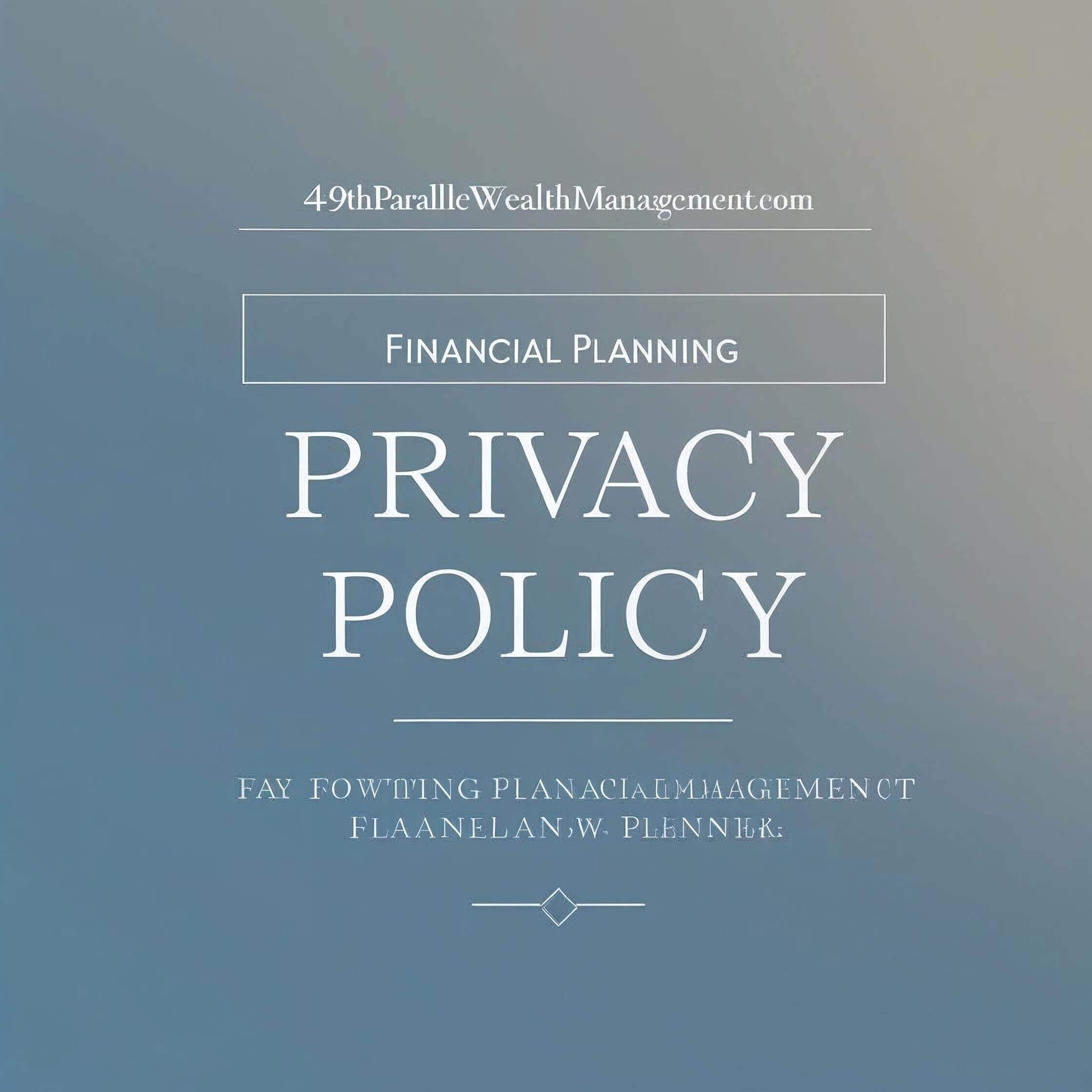 privacy policy
