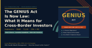 Genius Act stablecoins for cross-border