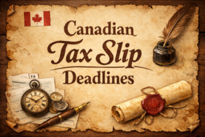 Canadian Tax slips deadlines