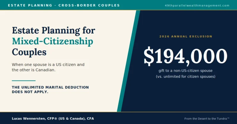 Mixed Citizenship American and Canadian