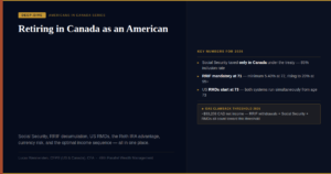 Retiring in Canada American